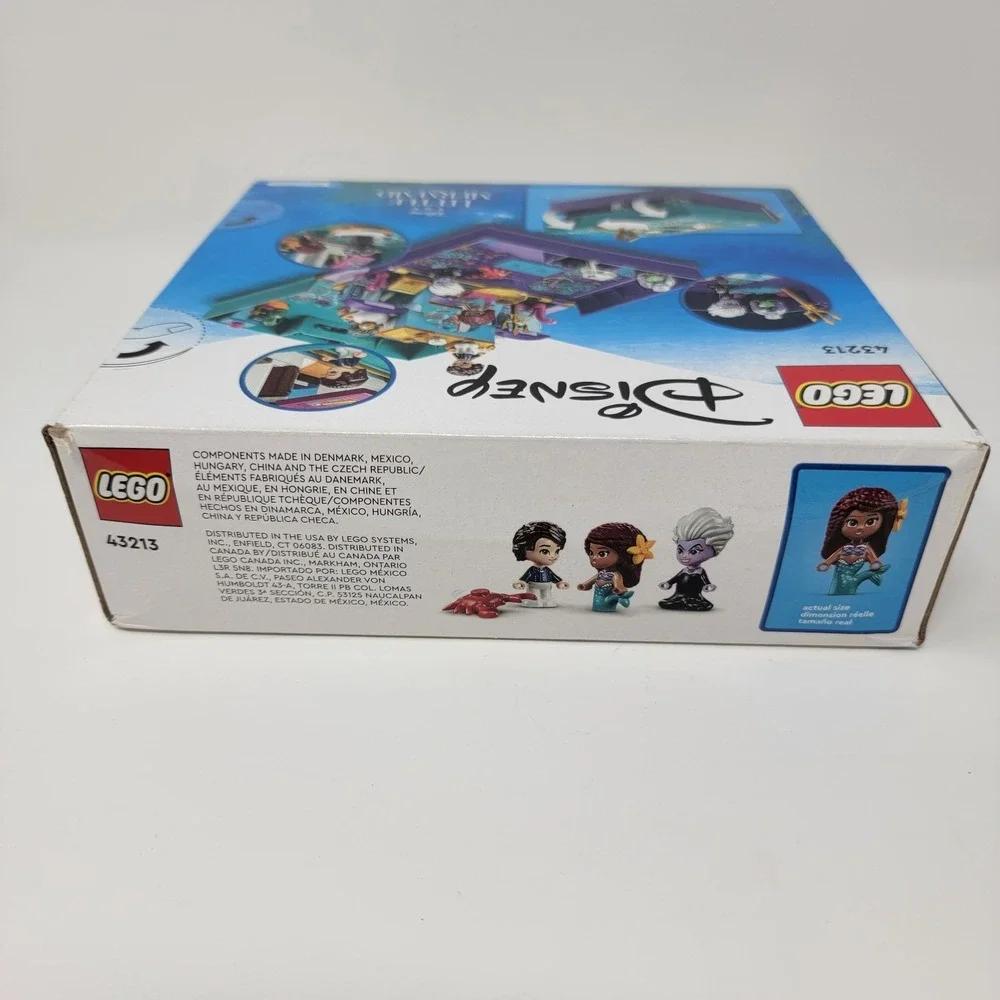 New! LEGO® Disney 43213 The Little Mermaid Ariel Story Book Building Set